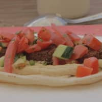 <p>Taiim Falafel will join the Larchmont Farmers Market after vending at the Mamaroneck Farmers Market. </p>