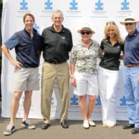 <p>Kevin Murray, former UConn basketball coach Jim Calhoun, Suzanne Wright, Susan Murray, and Bob Wright attended last year&#x27;s event.</p>