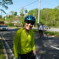 <p>Toni Wang joined the Bicycle Sundays course in Tuckahoe for a ride to White Plains and back on May 10.</p>