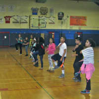 <p>Dance and fitness classes were held at the event to promote healthy living. </p>