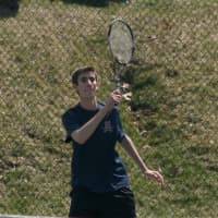 <p>Zach Schwartz of New Rochelle picked up a critical win at No. 3 singles for Harvey in its semifinal win over South Kent.</p>