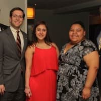 <p>Brian Skanes, BGCNW executive director; Assemblyman David Buchwald, D-Westchester; Cristy Lopez-Duarte, 2014 Youth of the Year; Justique Carter, Chris Cutri Award recipient; and Mount Kisco Mayor J. Michael Cindrich.</p>