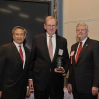 <p>Rye Brook&#x27;s David A. Sausen, Hartsdale&#x27;s Robert H. Hermann and Harrison&#x27;s Eric C. Woglom were among 18 recipients statewide honored with the New York State Bar Associations 2014 Presidents Pro Bono Service Award.</p>