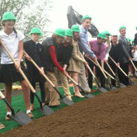 <p>Greenwich&#x27;s Convent of the Sacred Heart holds a groundbreaking ceremony Thursday for a new athletic complex that is expected to be open in September 2015. The all-girls school also renamed its main building in honor of the late Nancy Salisbury.</p>