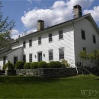 <p>This house at 124 Eastwoods Road in Pound Ridge is open for viewing on Sunday.</p>