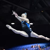 <p>Greenwich&#x27;s Ashlyn Wahl, competing for Stamford&#x27;s Arena Gymnastics, won the Level 9 championship on the balance beam at the Eastern Championships earlier this month in Florida.</p>