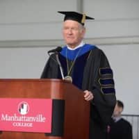 <p>Manhattanville College President Jon Strauss announces the renaming of Manhattanvilles graduate school to The School of Business. </p>