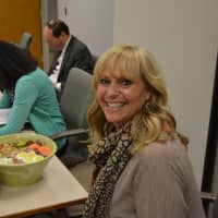 <p>Ladle of Love owner Leslie Lampert at the May 20 New Castle Town Board work session.</p>