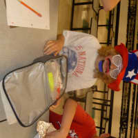 <p>Kensico School&#x27;s Uncle Sam on Red, White &amp; Blue Day in the Valhalla Schools. </p>