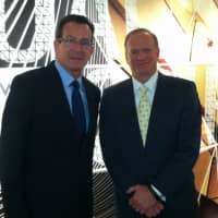 <p>Gov. Dannel P. Malloy, left, and Starwood&#x27;s Chief Administrative Officer and General Counsel Kenneth S. Siegel, announced Thursday the company will add 340 jobs at its Stamford headquarters.</p>