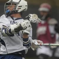 <p>Kelly Gouin fires the ball behind his back to score against St. Luke&#x27;s in a seventh/eighth-grade game.</p>