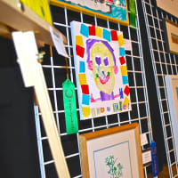 <p>Wall of artwork on display at the 2013 Darien Art Show and Sale.</p>