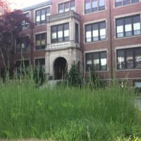 <p>Uncut grass grows tall in front of The Stanwich School at 200 Strawberry Hill Ave. on Thursday. The city has reached an agreement with the owners to buy the 10.8-acre site. Stanwich School had been leasing it but will move its students to Greenwich.</p>
