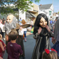 <p>Performers are a part of the Westport&#x27;s annual Art About Town, entertaining everyone who saw them. </p>
