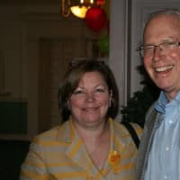 <p>Association Board of Governors member  and Bronxville resident Bridget Gibbons of Gibbons Digital and former Board of Governors member Jim Benerofe of White Plains.</p>