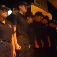 <p>Westchester Youth Police Academy&#x27;s during graduation at Mercy College in Dobbs Ferry.</p>