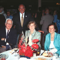 <p>Former Co-Chair of the Bronxville Historical Conservancy and Eastchester 350th Anniversary Committee Member Dr. Robert Wein, Eastchester Town Supervisor Anthony Colavita, Mrs. Wein and Founder-Descendant Mrs. Hefti</p>