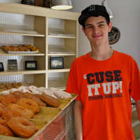 <p>Norwalk resident Leo Spinelli, 22, has opened Uncle Leo&#x27;s Coffee and Donuts with his father in the heart of Georgetown. </p>