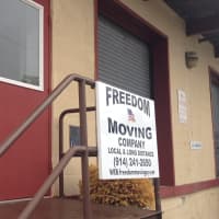 <p>Freedom Moving Company was the target of an attempted robbery, in which the suspect was hit by a bullet from his own gun, police say. </p>