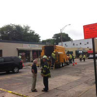 <p>Norwalk Fire Department personnel are on the scene of the explosions at Main and Wall streets.</p>