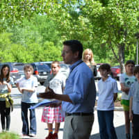 <p>Increase Miller parent and alumnus Jonathan Monti speaks at the school&#x27;s 50th anniversary celebration.</p>