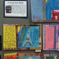 <p>Fourth-grade students created story quilts. </p>