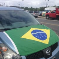 <p>Cococabana patrons show their Brazilian pride. </p>
