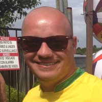 <p>Tony Marcins, of Norwalk, is rooting for Brazil. </p>