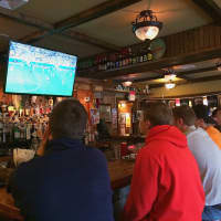 <p>Recent Fairfield University graduates flock to Anna Liffey&#x27;s in Fairfield to watch the first match of the World Cup tournament from Brazil. </p>