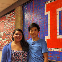 <p>Siobhan Romero and Danny Zhu, co-presidents of the Danbury High School Caritas Club, are excited to get their first fundraiser off the ground. It will benefit their teacher, who is fighting Kennedys disease.</p>