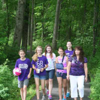 <p>Walkers hit the trail at last year&#x27;s event at the Ridgefield Recreation Center. </p>