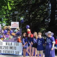 <p>People of all generations teamed up to make a float for Ridgefield&#x27;s Memorial Day Parade to publicize the Alzheimer&#x27;s Walk on Father&#x27;s Day. </p>