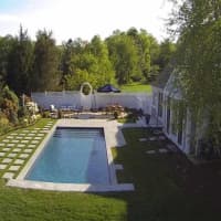 <p>An inground pool awaits homeowners at 272 Mansfield Ave. in Darien. </p>