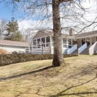 <p>This house at 144 Salem Road in Pound Ridge is open for viewing on Sunday.</p>