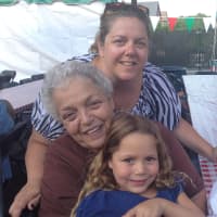 <p>For her 76th birthday Christine Pacewicz (center) attended the St. Vito&#x27;s Festa with her daughter, Beth (top) and granddaughter, Sofia (bottom). </p>