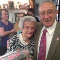 <p>Lucy Diquinzio has lived in Harrison for 99 years. </p>