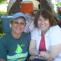 <p>Carol Mash and Ellen Mitchell said they felt Seeger&#x27;s spirit at the Clearwater festival. </p>