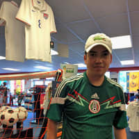 <p>While at the Soccer and Rugby Imports store in Fairfield, local Ezequiel Villa bought a Mexico jersey for the Mexico vs. Coatia game Monday afternoon. </p>
