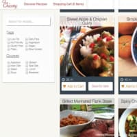 <p>The Chicory homepage showing recipes. </p>