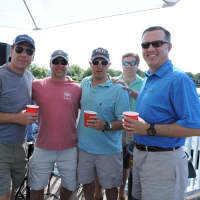 <p>From left: James Palen, Banc Jones, Clay Persinger, Mark Brown and Bob Kinnie, all from Darien.</p>