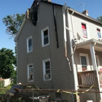 <p>No one was hurt but a 46 Leeds St. residence sustained damage following an early-morning fire Tuesday.</p>
