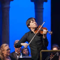 <p>Vioinlist Joshua Bell performs at the concert in the Venetian Theater.  </p>
