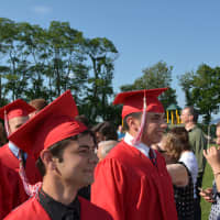 <p>Members of Somers High School&#x27;s Class of 2014 gathered for graduation.</p>