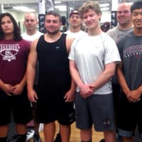 <p>Harrison High School students participated in the first power lifting competiton. </p>