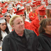 <p>Fox Lane High School Assistant Principal Brian Davidson was honored at the school&#x27;s commencement. He is leaving his post to work at Fox Lane Middle School.</p>