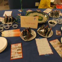<p>Eastchester Middle School students transformed their school cafeteria to represent countries around the world. </p>