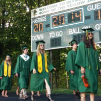<p>The Class of 2014 makes it&#x27;s final walk together to the Hastings High School commencement Thursday, June 26.</p>