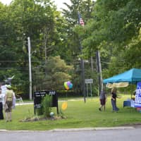 <p>Supporters and protesters alike came to Chappaqua on the day of Hillary Clinton&#x27;s book signing.</p>