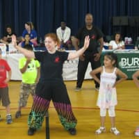 <p>Children enjoyed dancing and games at the health fair. </p>