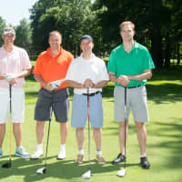 <p>David Barton, Laddie Sanford, Lance Spacek, Jason Spacek and Golf Pro Tony Fabrizzio.</p>